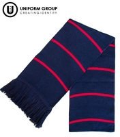 Scarf - Navy/Red Stripe-waikato-diocesan-school-for-girls-THE U SHOP - Hamilton