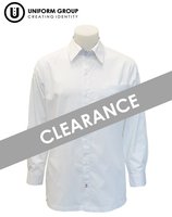 Shirt L/S - White/Navy Sen-rototuna-high-schools-THE U SHOP - Hamilton