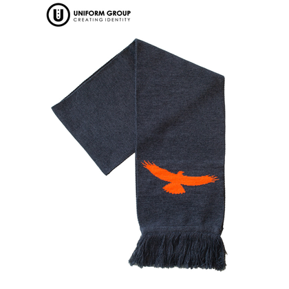 Scarf - Charc/Orange