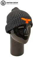 Beanie - Charc/Orange-rototuna-high-schools-THE U SHOP - Hamilton