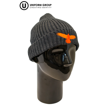 Beanie - Charc/Orange