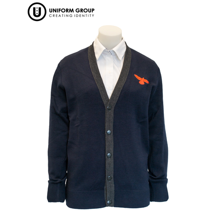 Cardigan - Navy/Charcoal Sen