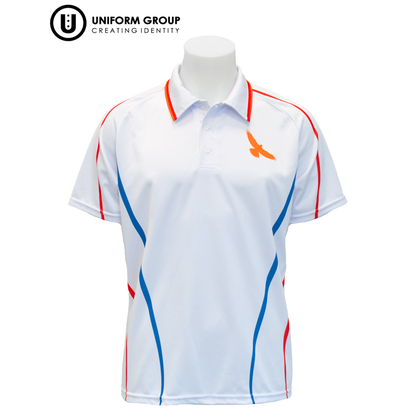 Cricket Top - White/Blue/Orange