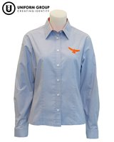 Blouse - L/S Blue JNR-rototuna-high-schools-THE U SHOP - Hamilton