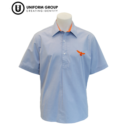 Shirt - S/S Blue JNR