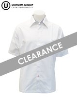 Shirt S/S - White/Navy Sen-rototuna-high-schools-THE U SHOP - Hamilton