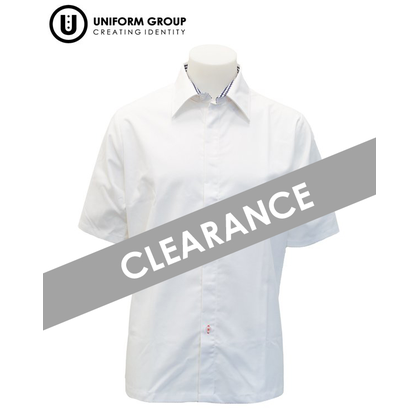 Shirt S/S - White/Navy Sen