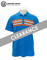 Polo - Blue/Orange/White Jun-rototuna-high-schools-THE U SHOP - Hamilton