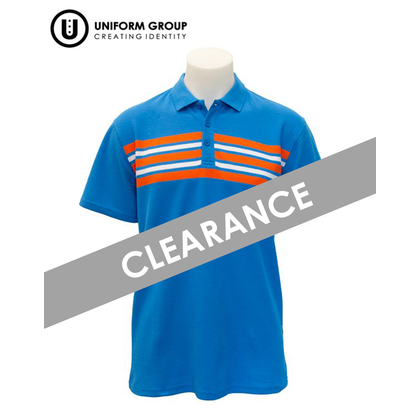 Polo - Blue/Orange/White Jun