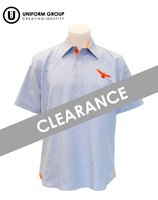 Shirt S/S - Blue/Orange Jun-rototuna-high-schools-THE U SHOP - Hamilton