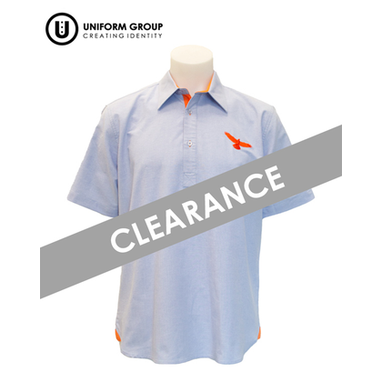 Shirt S/S - Blue/Orange Jun