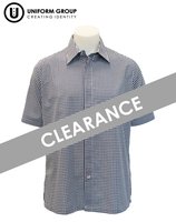 Shirt S/S - Navy Check Sen-rototuna-high-schools-THE U SHOP - Hamilton