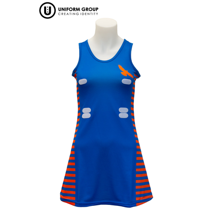 Dress Netball - Blue/Orange